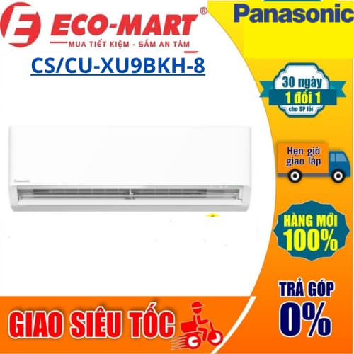 XU9BKH Điều hòa Panasonic cao cấp 1 chiều 9000Btu Inverter CS/CU-XU9BKH-8, máy lạnh 1 hp - Ảnh 7