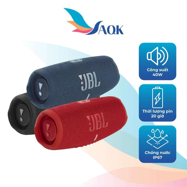 Loa Bluetooth JBL Charge 5 JBLCHARGE5 - Hàng chính hãng - Ảnh 4