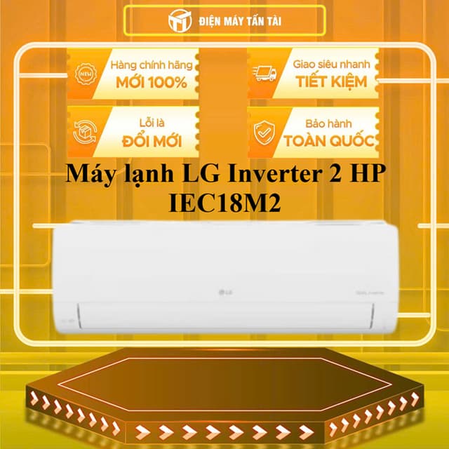 ( TOÀN QUỐC ) IEC18M2 - Máy lạnh LG Inverter 2 HP IEC18M2 - Từ 20 - 30m² (từ 60 đến 80m³) - Ảnh 10