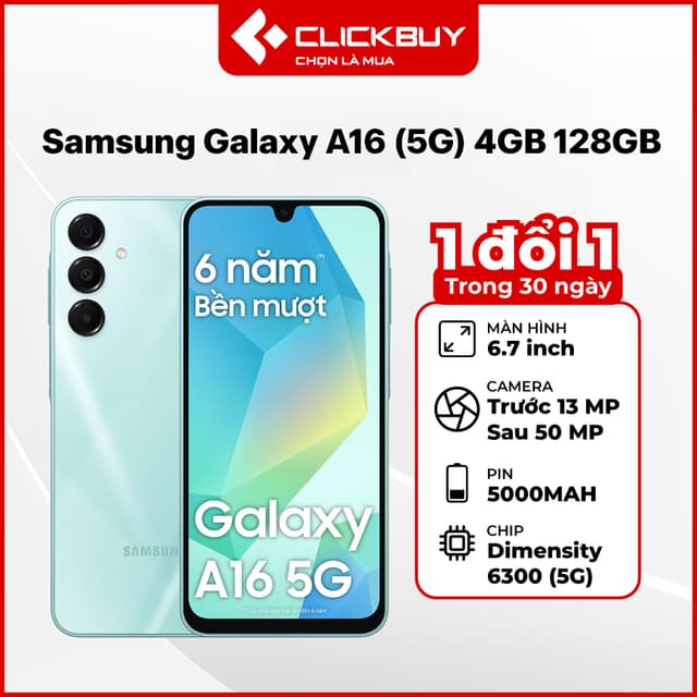 Điện Thoại Samsung Galaxy A16 (5G) 4GB 128GB Chính hãng - Ảnh 9