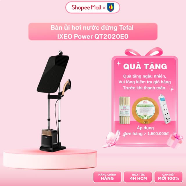 Bàn ủi hơi nước đứng Tefal IXEO Power QT2020E0 - 2170W, 1.1L - Sản xuất tại Pháp - Bảo hành 2 năm - Ảnh 2