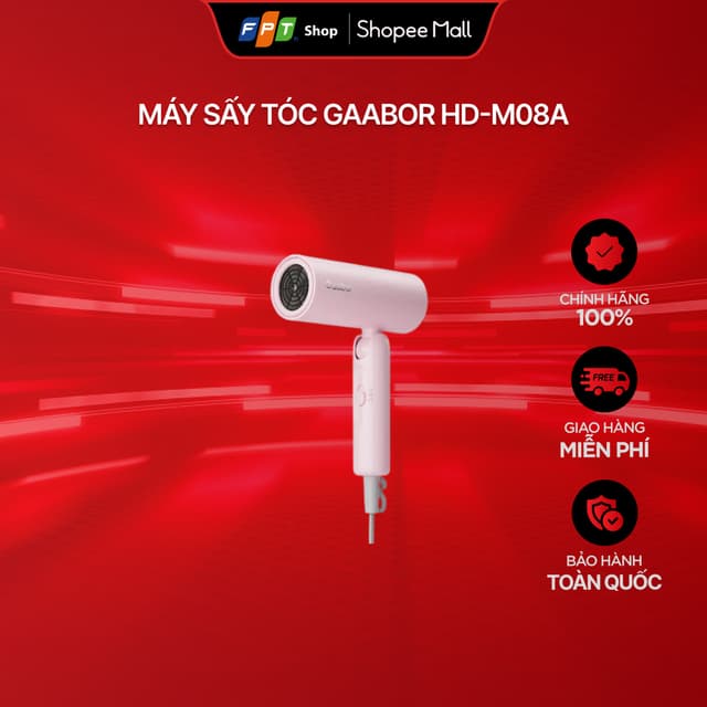 [Chỉ GH tận nơi] Máy sấy tóc Gaabor HD-M08A - Ảnh 12