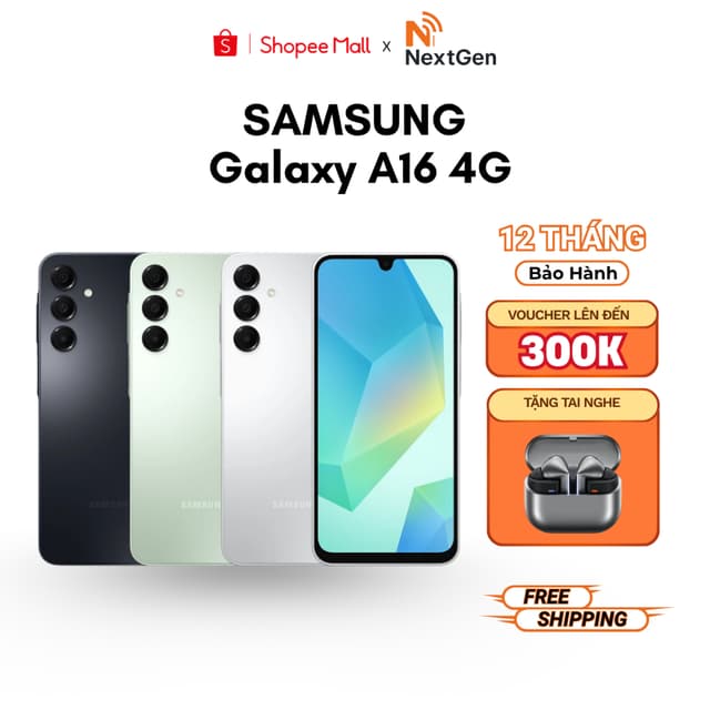 (Nguyên Seal) Điện thoại Samsung Galaxy A16 4G (4GB + 128GB) - Hàng Chính Hãng Bảo Hành 12 Tháng - Ảnh 4