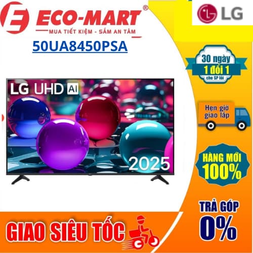 50UA8450PSA Smart Tivi 4K UHD LG 50 inch 50UA8450PSA ThinQ AI - Ảnh 4