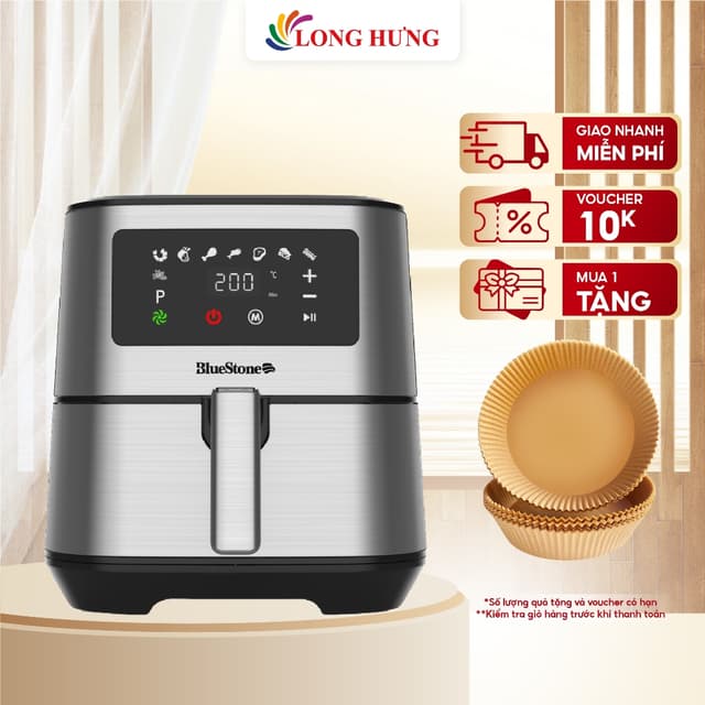Nồi chiên không dầu Bluestone 5.5 lít AFB-5878 - Hàng chính hãng - Ảnh 9