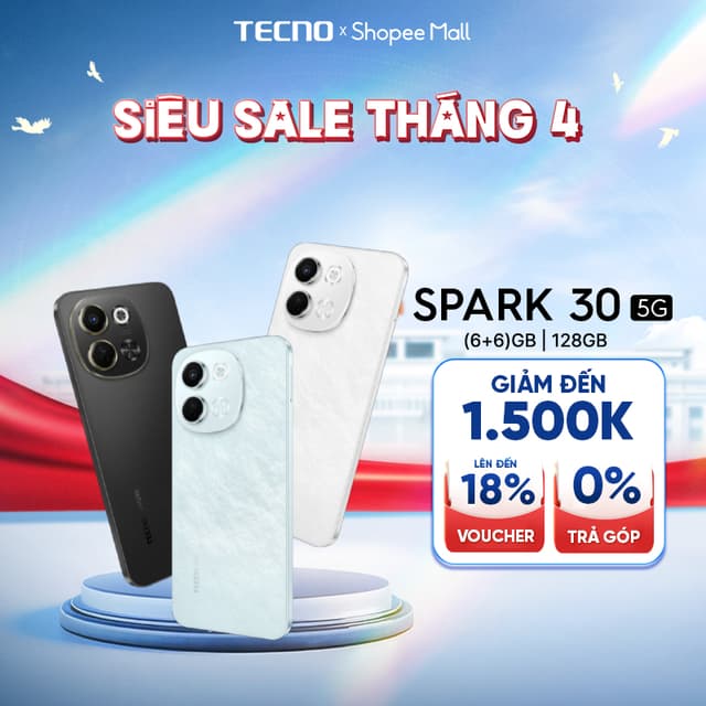 Điện thoại TECNO SPARK 30 5G (6GB/128GB) - TECNO AI Camera 108MP - Hàng chính hãng - Ảnh 6
