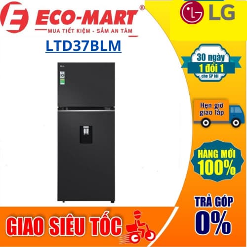 LTD37BLM Tủ lạnh LG Inverter 374 lít LTD37BLM - Ảnh 4