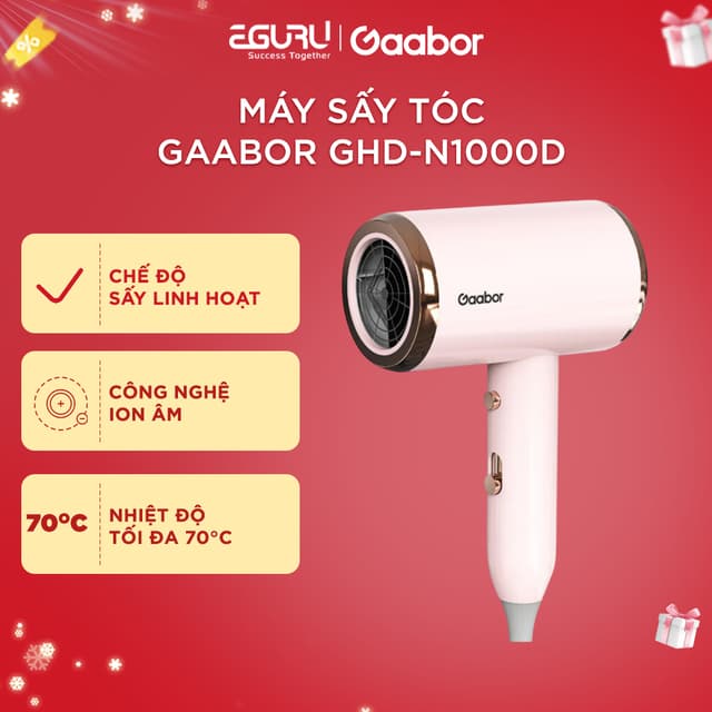[KOL/KOC]Máy sấy tóc Gaabor GHD-N1000D | 1000W | Độ Ồn Thấp - Bảo Hành Chính Hãng 12 Tháng - Ảnh 4