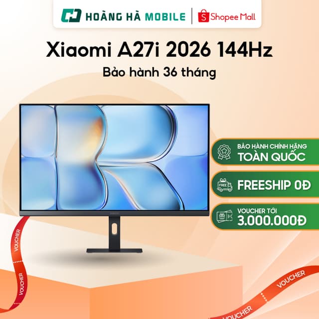 Màn hình Xiaomi A27i 2026 (ELA6410EU) (27 inch/FHD/IPS/144HZ/6ms)/ Xiaomi A27i (ELA5345EU) (FHD/IPS/100HZ/6ms/HDMI) - Ảnh 8