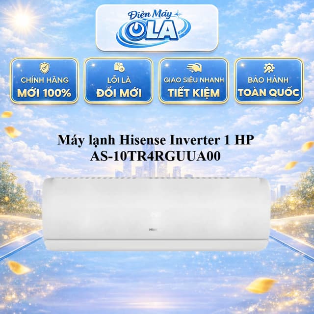 (TOÀN QUỐC) - AS-10TR4RGUUA00 -  Máy lạnh Hisense Inverter 1 HP AS-10TR4RGUUA00 - Ảnh 10