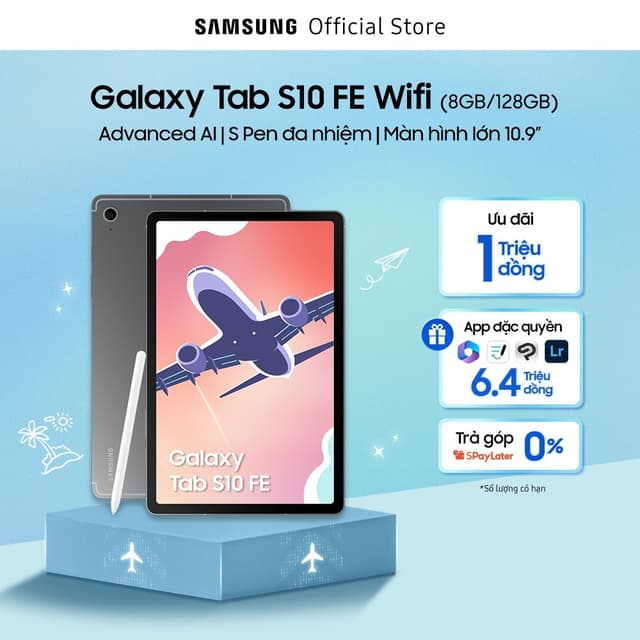 Máy Tính Bảng Samsung Galaxy Tab S10 FE Wifi 8GB/128GB - Ảnh 9