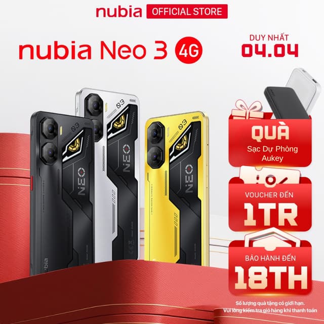 Điện thoại Gaming Nubia Neo 3 4G 16(8+8)GB/128GB I Trigger Gaming I 6.8"120Hz - Hàng Chính Hãng - Ảnh 9