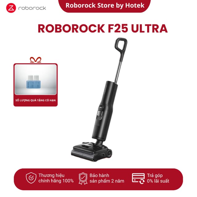 Máy hút bụi cầm tay Roborock F25 Ultra với lực hút mạnh 22 000Pa, Bảo hành chính hãng 24 tháng - Ảnh 5