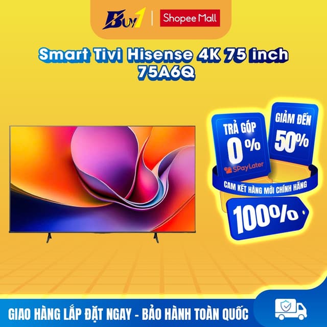 75A6Q - Smart Tivi Hisense 4K 75 inch 75A6Q - Hàng Chính Hãng - Ảnh 5