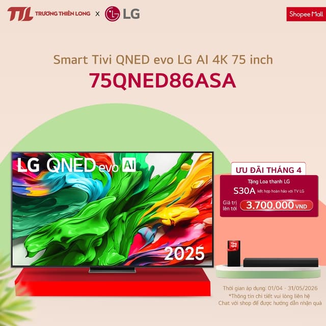 75QNED86ASA [75 Inch] | 86QNED86ASA [86 Inch] - Smart Tivi LG QNED Evo AI MiniLED 4K QNED86ASA [FREESHIP HCM][GIÁ MÁY] - Ảnh 12