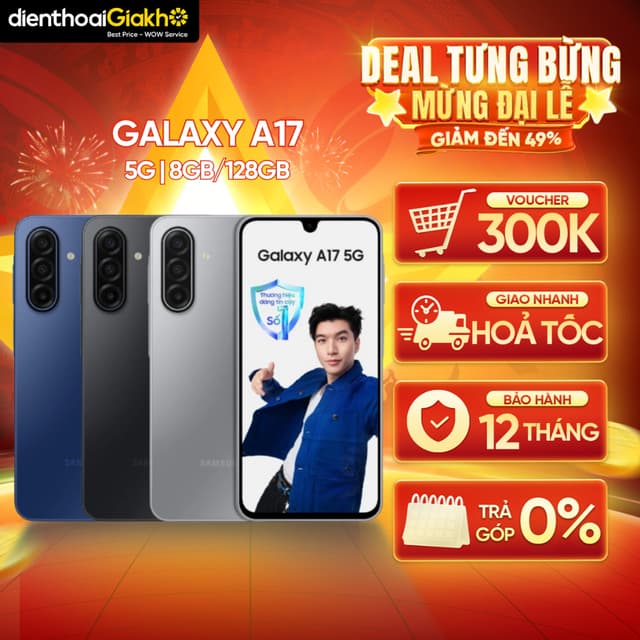 [Hỏa Tốc] Điện Thoại Samsung Galaxy A17 5G (8GB/128GB) - Bảo Hành Chính Hãng - Ảnh 8