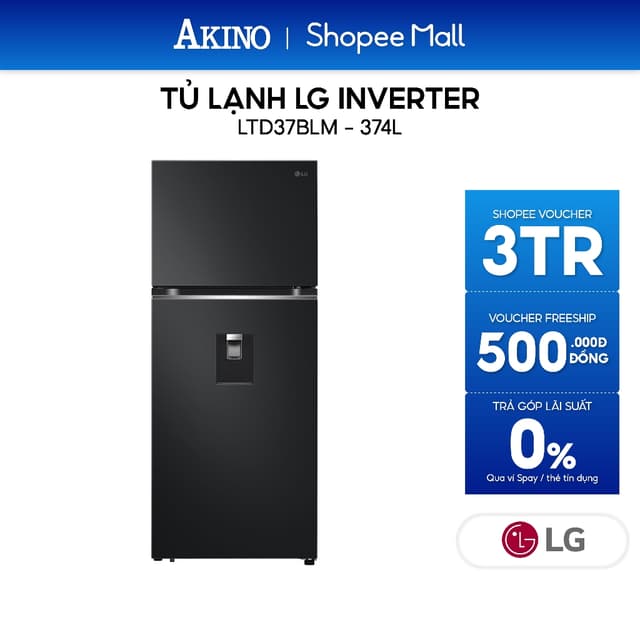 Tủ lạnh LG Inverter 374 lít LTD37BLM - Hàng Chính Hãng - Ảnh 4