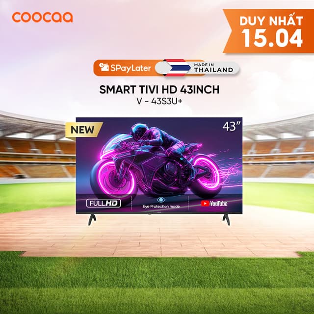 [Miễn phí lắp đặt HN-HCM] SMART Tivi FHD 43 Inch 43S3U+ Coocaa inch - tivi giá rẻ - Ảnh 11