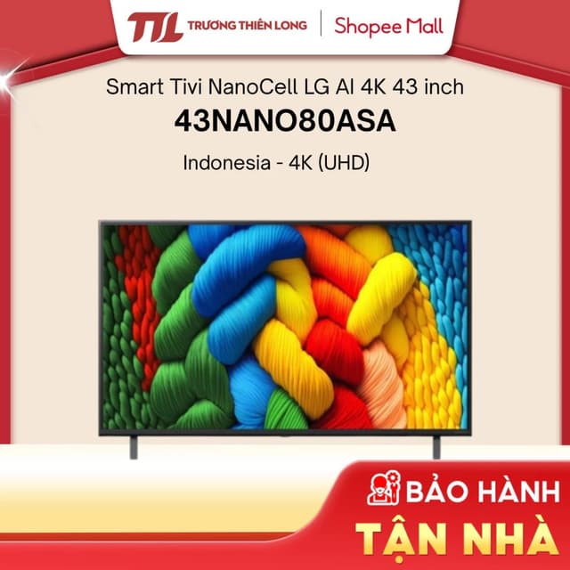 43NANO80ASA / 50NANO80ASA / 55NANO80ASA - Smart Tivi NanoCell LG AI 4K 50 Inch / 55 Inch NANO80ASA [FREESHIP HCM] - Ảnh 1