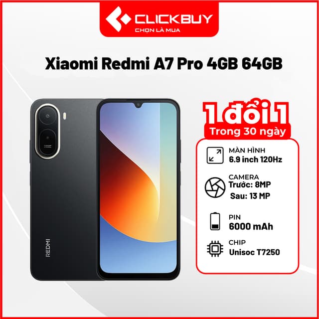 Điện thoại Xiaomi Redmi A7 Pro 4GB 64GB chính hãng - Ảnh 3