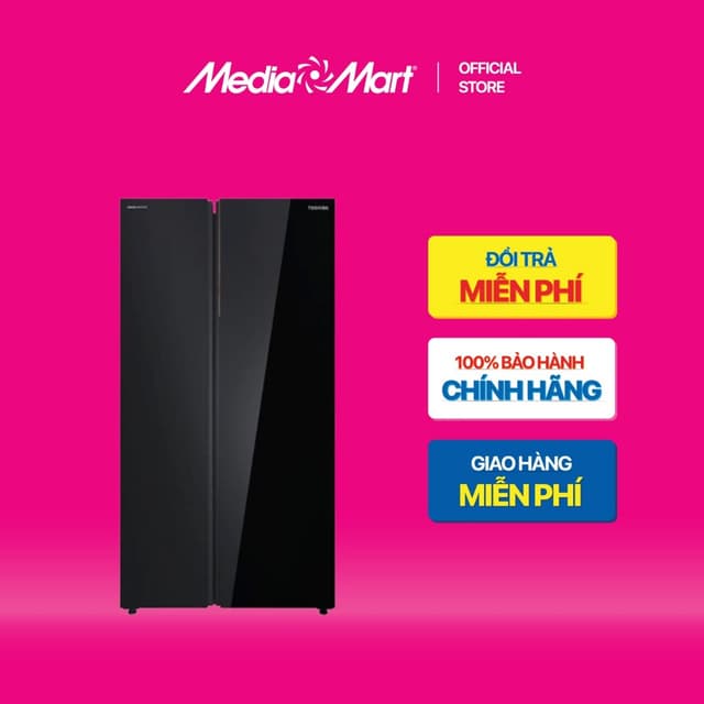 [ Mediamart Mall ] Tủ lạnh Toshiba Inverter 711 Lít Side By Side GR-RS905WIA-PGV(22)-XK BH chính hãng,Ship 0đ - Ảnh 4