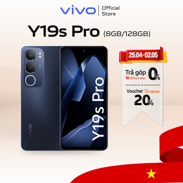 Điện thoại vivo Y19s Pro (8GB/128GB) - Chính hãng - 1 Đổi 1 tháng đầu tiên - Bảo hành 12 tháng - Ảnh 1