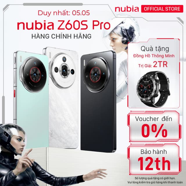 Điện thoại Nubia Z60S PRO I Snapdragon 8 gen 2 I Màn hình AMOLED I Camera cảm biến Sony I Pin 5100mAh sạc 80W - Ảnh 8