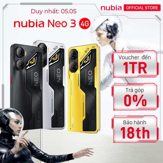 Điện thoại Gaming Nubia Neo 3 4G 16(8+8)GB/128GB I Trigger Gaming I 6.8"120Hz - Hàng Chính Hãng - Ảnh 10