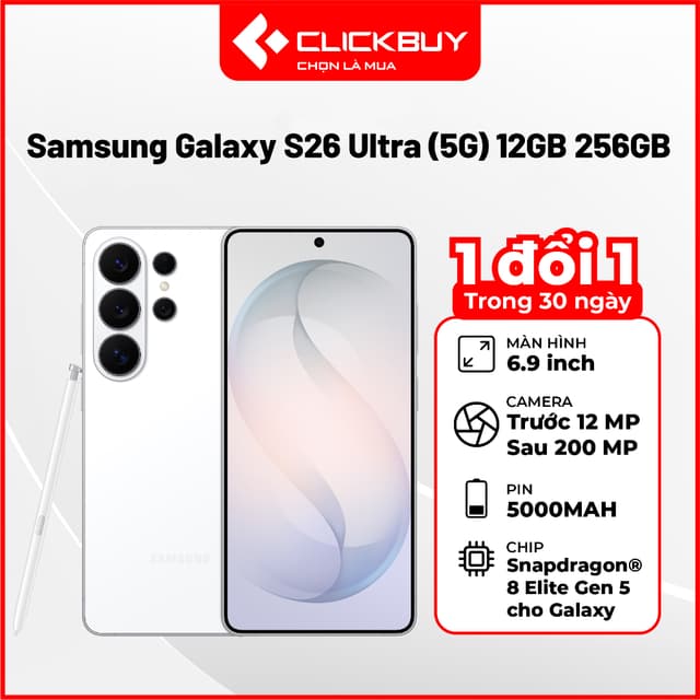 Điện thoại Samsung Galaxy S26 Ultra (5G) 12GB 256GB Chính Hãng - Ảnh 2