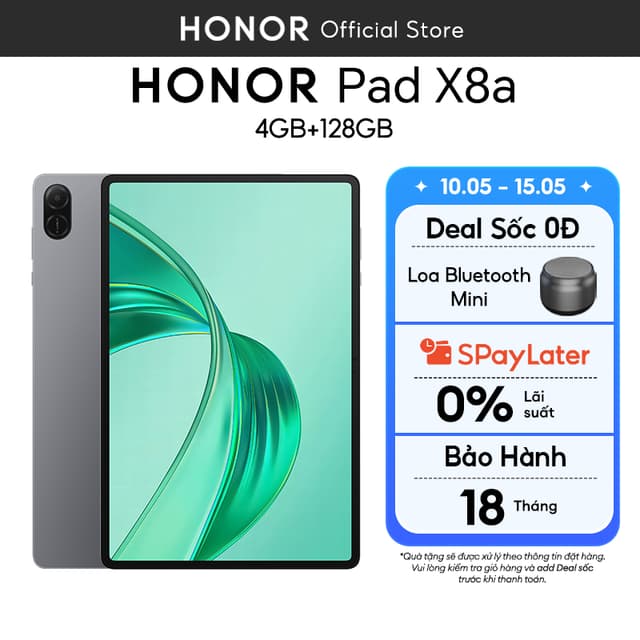 Máy tính bảng Honor Pad X8a 4GB+128GB | Màn hình TFT LCD 11" 90Hz | Pin 8300mAh | BH 18 tháng - Ảnh 11