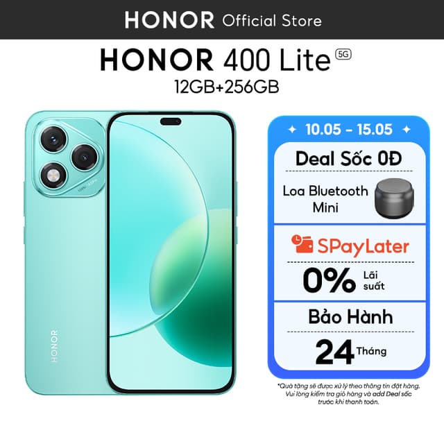 Điện Thoại Honor 400 Lite 5G | Camera 108MP | Pin 5230mAh | RAM 12GB | Bộ nhớ 256GB | BH 24 Tháng - Ảnh 11