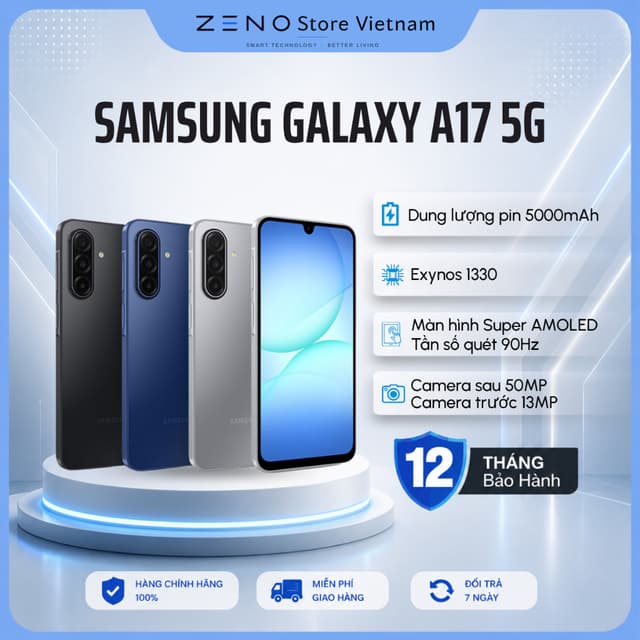 Điện thoại thông minh Samsung Galaxy A17 5G 8GB 128GB chính hãng - Bảo hành 12 Tháng - Ảnh 2