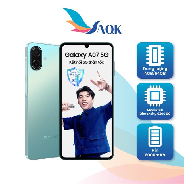 Điện thoại Samsung Galaxy A07 5G (4GB/64GB) - Hàng chính hãng - Ảnh 11