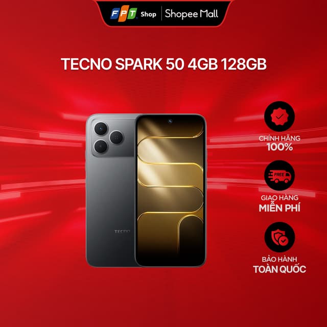 Điện thoại Tecno Spark 50 4GB 128GB - Ảnh 2