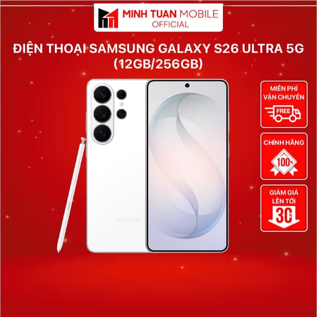 Điện Thoại Samsung Galaxy S26 Ultra 5G (12GB/256GB) - Hàng Chính Hãng - Ảnh 3
