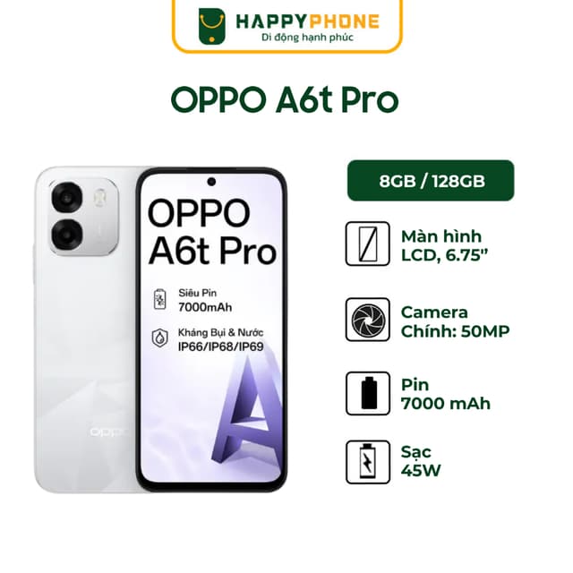 Điện Thoại Oppo A6T Pro (8GB/128GB) - Hàng chính Hãng, Nguyên Seal - Ảnh 5