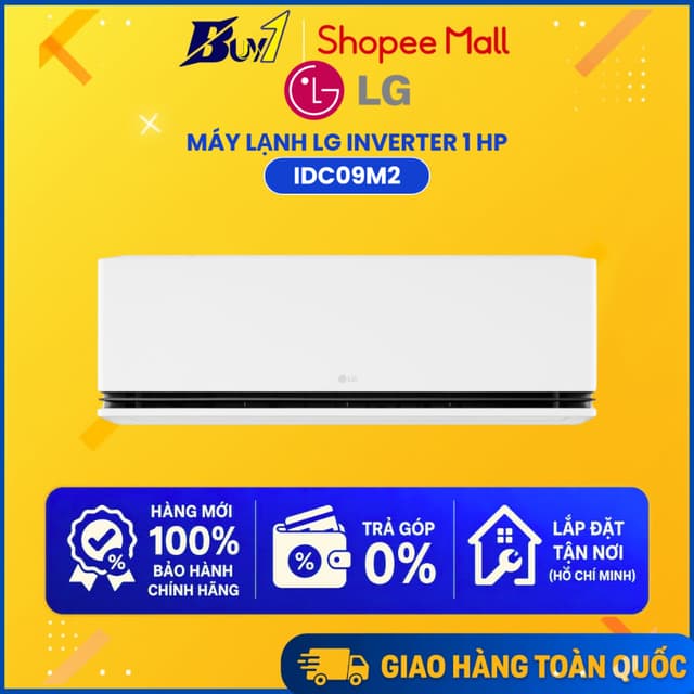 IDC09M2 - Máy Lạnh LG Inverter 1 HP IDC09M2 - Hàng Chính Hãng - Ảnh 11