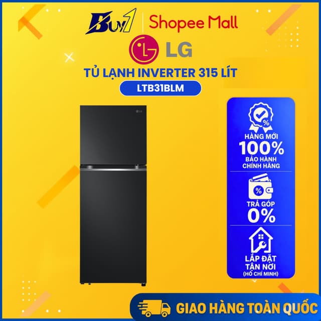 LTB31BLM - Tủ Lạnh LG Inverter 315 Lít LTB31BLM - Hàng Chính Hãng - Ảnh 4