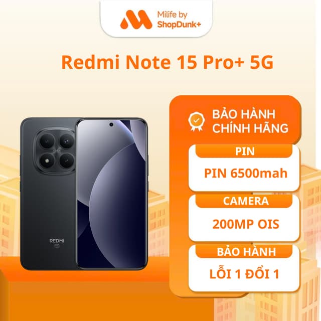 Điện Thoại Xiaomi Redmi Note 15 Pro+ 5G 12GB 256GB Chính Hãng BH 18 Tháng - Ảnh 11