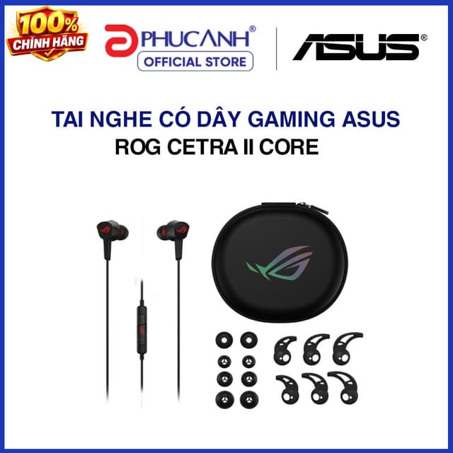 Tai nghe có dây Gaming Asus ROG Cetra II Core - Ảnh 7