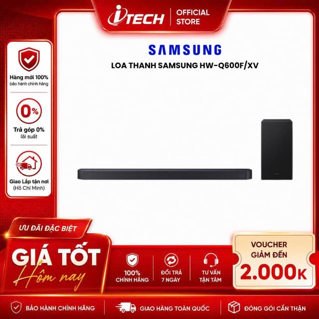HW-Q600F/XV - Bộ loa thanh Samsung HW-Q600F/XV 380W - Hàng chính hãng - Ảnh 9