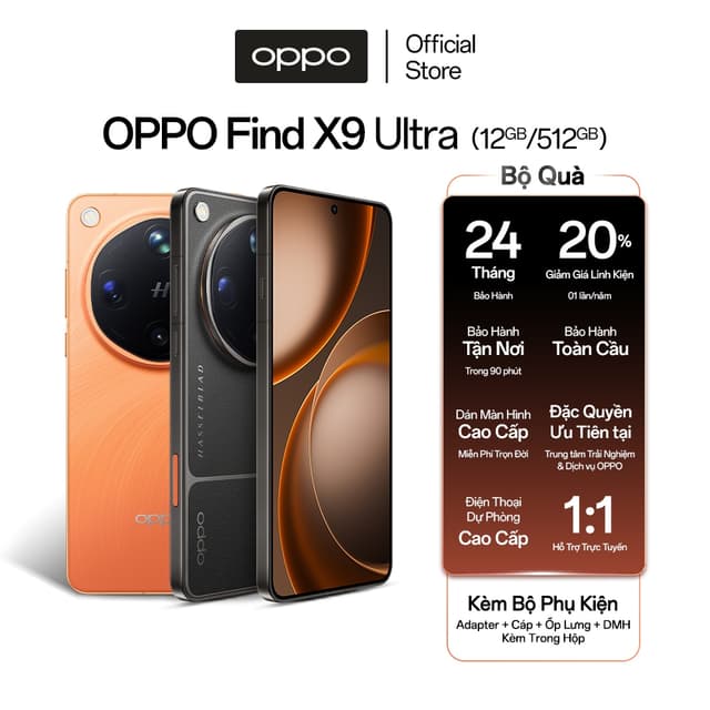 Điện thoại OPPO FIND X9 Ultra 12GB/512GB - Hàng chính hãng - Ảnh 11