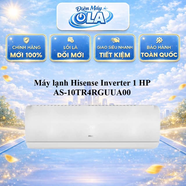 (HCM) - AS-10TR4RGUUA00 -  Máy lạnh Hisense Inverter 1 HP AS-10TR4RGUUA00 - Ảnh 9