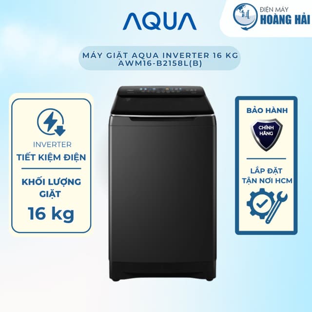 AWM16-B2158L(B) | Máy giặt Aqua Inverter 16 kg AWM16-B2158L(B) - Ảnh 5