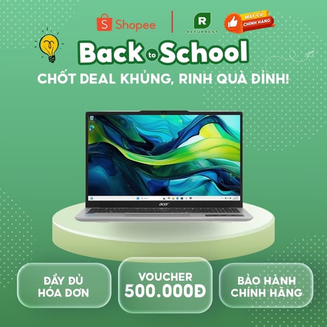 [Máy cũ] - [Trả bảo hành] Acer Aspire Lite 15 AL15 71P 517D (i5 12450H/16GB/512GB (NX.J7KSV.001) (Bạc) - Ảnh 8