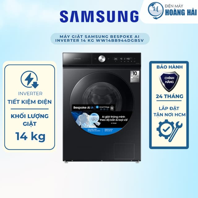 WW14BB944DGBSV | Máy giặt Samsung Bespoke AI Inverter 14 kg WW14BB944DGBSV - Hàng chính hãng - Ảnh 5