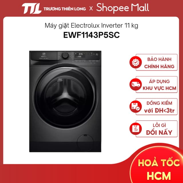 EWF1143P5SC - Máy Giặt Electrolux UltimateCare 500 Inverter 11 kg EWF1143P5SC [TOÀN QUỐC] - Ảnh 4