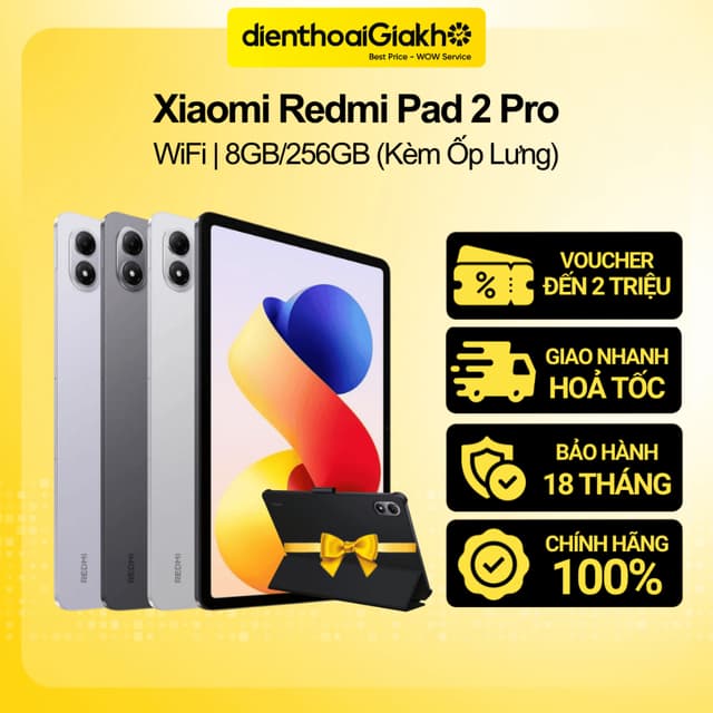 [Kèm Ốp Lưng] Máy Tính Bảng Xiaomi Redmi Pad 2 Pro Wifi 8GB/256GB Chính Hãng, Bảo Hành 18 Tháng - Ảnh 10