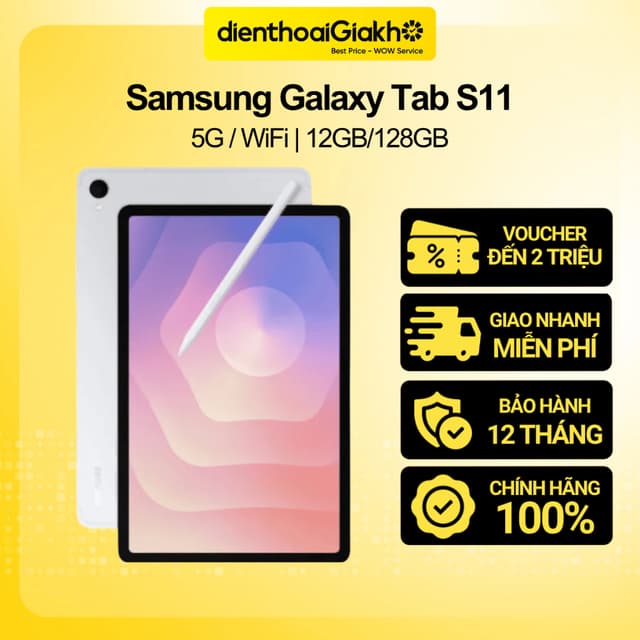 Máy Tính Bảng Samsung Galaxy Tab S11 Wifi / 5G 12GB/128GB Chính Hãng, Bảo Hành 12 Tháng - Ảnh 7