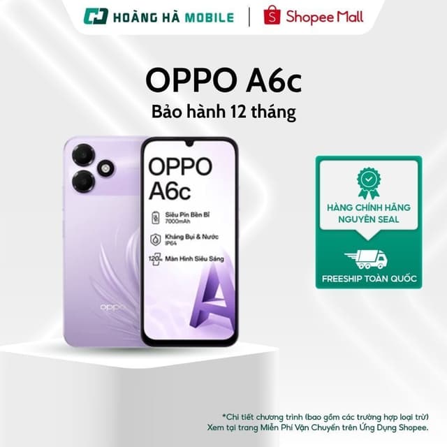 Điện thoại di động OPPO A6c (4GB+64GB) - Chính hãng (Nguyên Seal Chưa Active) - Ảnh 4